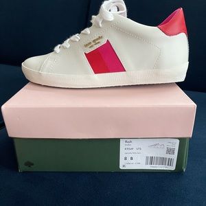 Kate Spade Flash Leather Tennis Shoes Size 8